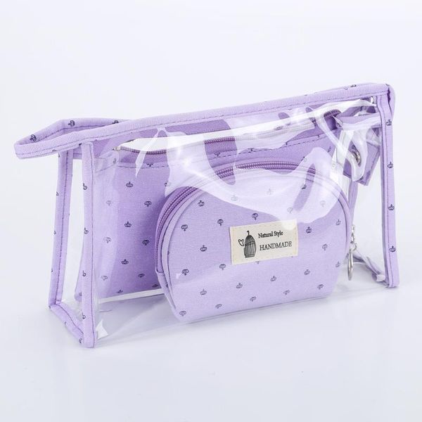 3pcs/set portable transparent cosmetic bag waterproof zipper large capacity pvc makeup storage organizer travel bags & cases
3pcs/set portable transparent cosmetic bag waterproof zipper large capacity pvc makeup storage organizer travel bags & cases