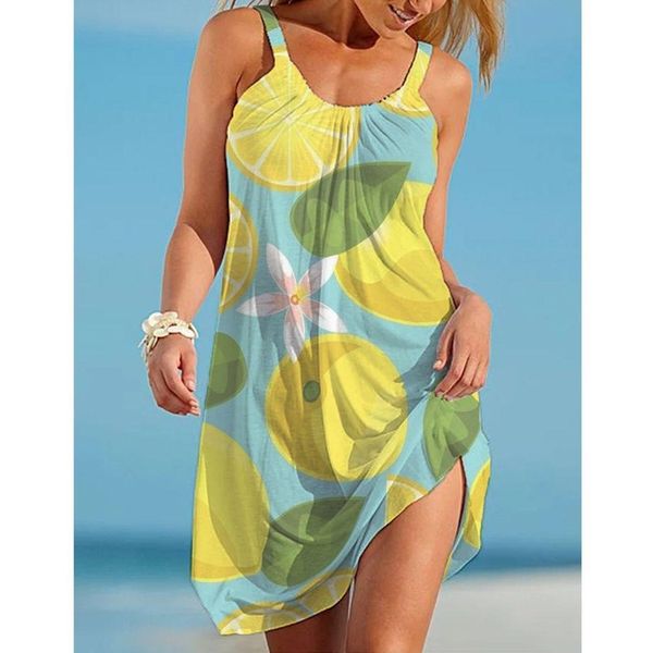 ideal long-sleeved round neck strap new style 3d printing loose summer beach seabed animal ocs sling sleeveless casual dress, Black;gray
ideal long-sleeved round neck strap new style 3d printing loose summer beach seabed animal ocs sling sleeveless casual dress, Black;gray