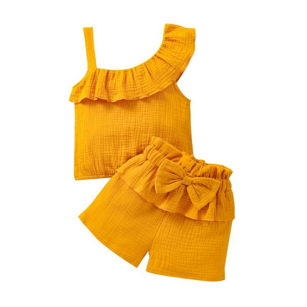 clothing sets toddler born baby girls clothes casual 2pcs solid color off shoulder sleeveless shorts children's set, White
clothing sets toddler born baby girls clothes casual 2pcs solid color off shoulder sleeveless shorts children's set, White