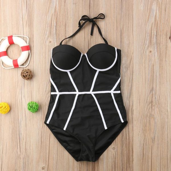 women's swimwear 2021 lady 1-piece swimsuit bathing monokini push-up padded bikinis women bather beach outwear, White;black
women's swimwear 2021 lady 1-piece swimsuit bathing monokini push-up padded bikinis women bather beach outwear, White;black