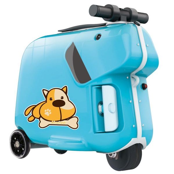 electric bicycle airwheel sq3 kids luggage rideable children's trolley suitcase, Silver;blue
electric bicycle airwheel sq3 kids luggage rideable children's trolley suitcase, Silver;blue