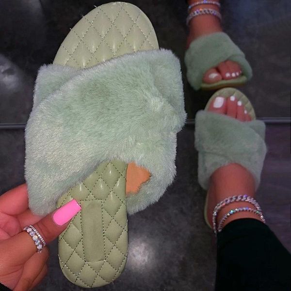 women slippers fashion furry fluffy fur slides outdoor flip flops indoor house lady shoes woman female ladies for, Black
women slippers fashion furry fluffy fur slides outdoor flip flops indoor house lady shoes woman female ladies for, Black