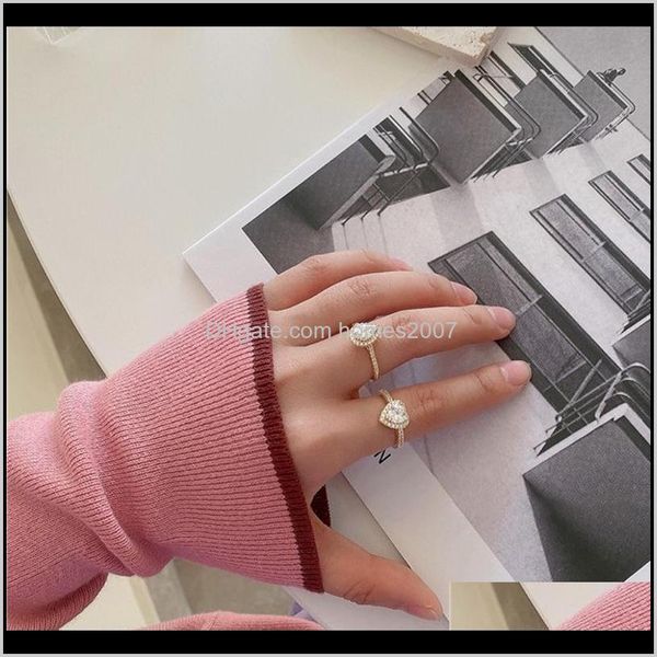 jewelrykorean delicate crystal finger rings heart cubic zircon micro paved water open adjustable aesthetic jewelry wedding drop delivery 202, Slivery;golden
jewelrykorean delicate crystal finger rings heart cubic zircon micro paved water open adjustable aesthetic jewelry wedding drop delivery 202, Slivery;golden