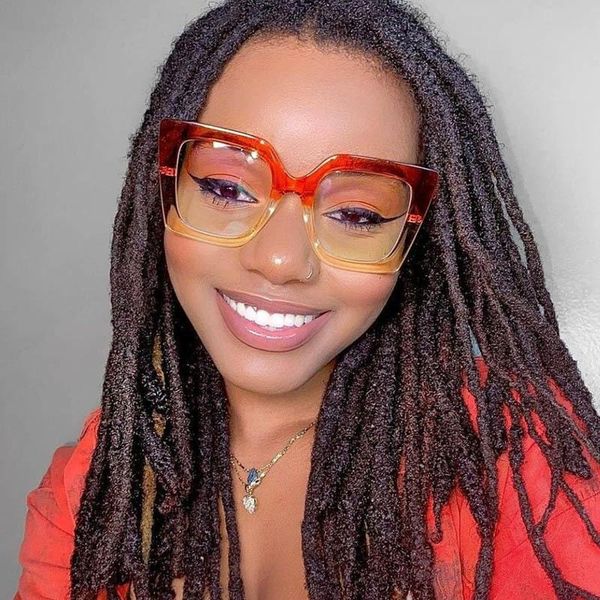 vintage square glasses frame women clean retro optical orange yellow spectacles eyewear fashion sunglasses frames, Black
vintage square glasses frame women clean retro optical orange yellow spectacles eyewear fashion sunglasses frames, Black