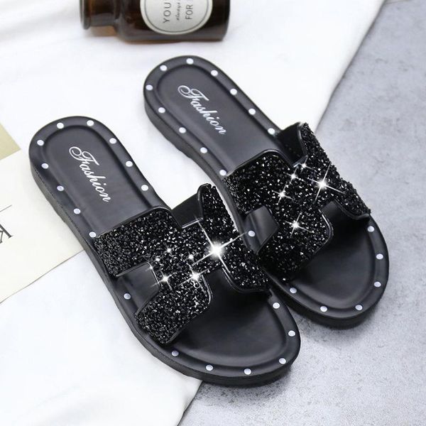 slippers slides rhinestones women flat black mules elegant ladies shiny womens summer shoes woman
slippers slides rhinestones women flat black mules elegant ladies shiny womens summer shoes woman