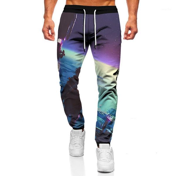 men's pants spring and autumn brand fashion 3d digital printing casual loose sweatpants classic breathable soft, Black
men's pants spring and autumn brand fashion 3d digital printing casual loose sweatpants classic breathable soft, Black