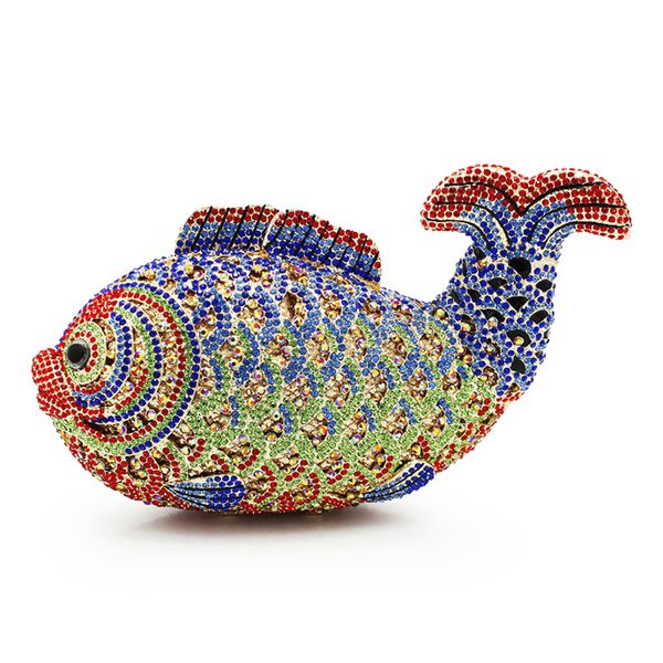 crystal cute fish carp small bag lovely inlaid cylinder dinner holding women's grab bag rich handbag banquet water diamond dress chain
crystal cute fish carp small bag lovely inlaid cylinder dinner holding women's grab bag rich handbag banquet water diamond dress chain