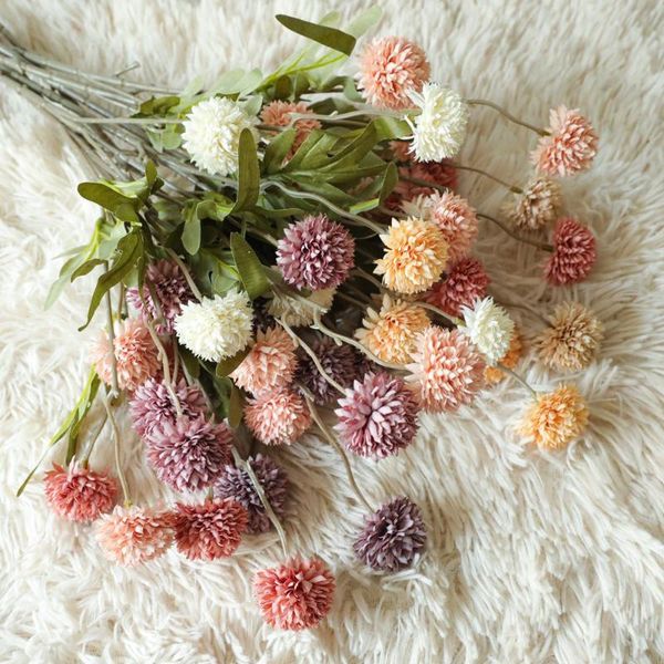 5pcs artificial dandelion silk flowers simulation plants for home decoration fake floral wedding flower wall background garland decorative &
5pcs artificial dandelion silk flowers simulation plants for home decoration fake floral wedding flower wall background garland decorative &