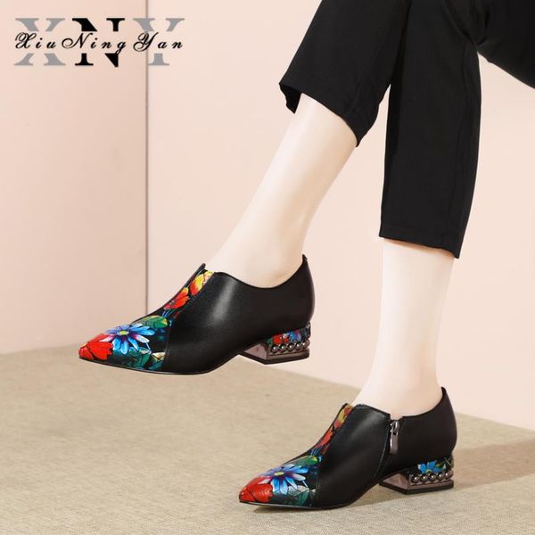 women's pumps genuine leather pointed toe mixed colors women shoes brand heels office ladies dress woman, Black
women's pumps genuine leather pointed toe mixed colors women shoes brand heels office ladies dress woman, Black
