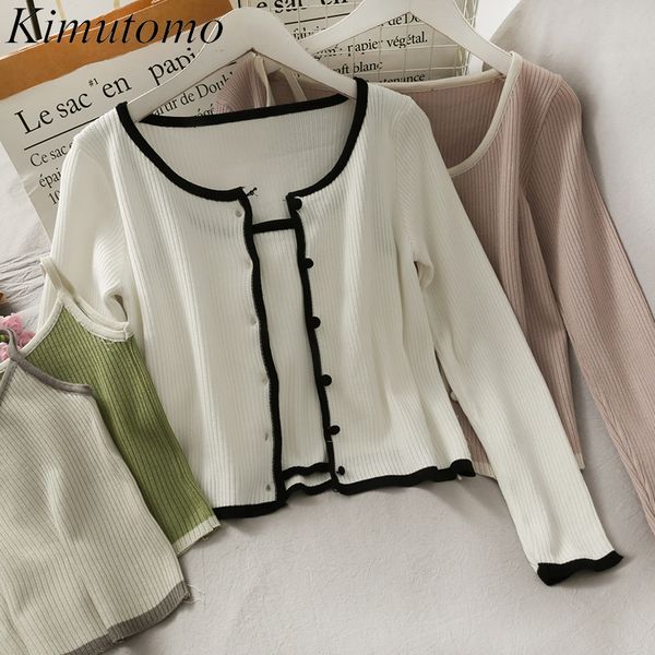 kimutomo spring chic sets women o-neck long sleeve solid single breasted cardigans thin + short slimming sling casual 210521, White
kimutomo spring chic sets women o-neck long sleeve solid single breasted cardigans thin + short slimming sling casual 210521, White