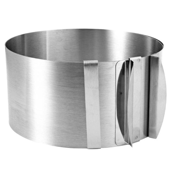 cake tools 6-12"retractable stainless steel circle mousse ring baking tool set size shape adjustable bakeware silver
cake tools 6-12"retractable stainless steel circle mousse ring baking tool set size shape adjustable bakeware silver