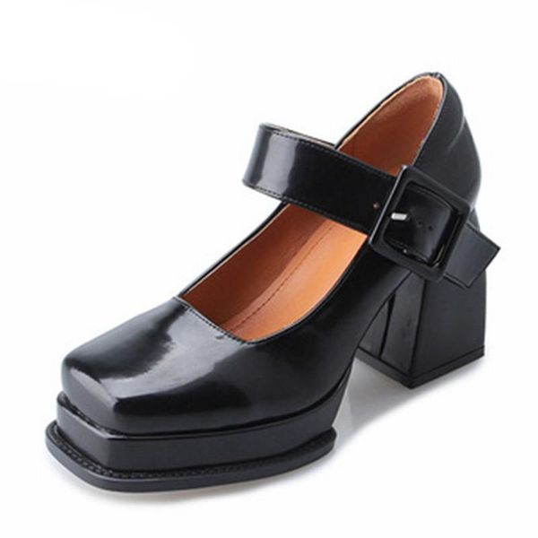 dress shoes 2021 mary jane woman high heels solid color all-match platform brand pumps fashion catwalk designer, Black
dress shoes 2021 mary jane woman high heels solid color all-match platform brand pumps fashion catwalk designer, Black