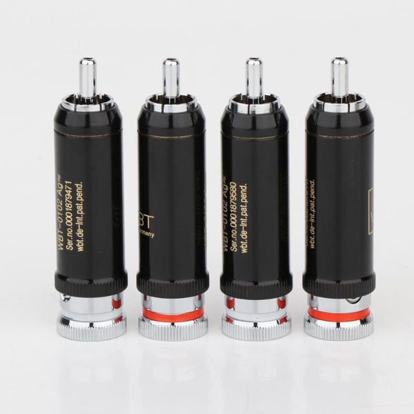 smart power plugs yter hi-end rhodium plated rca plug male connector hifi solder audio wbt-0102 stype
smart power plugs yter hi-end rhodium plated rca plug male connector hifi solder audio wbt-0102 stype