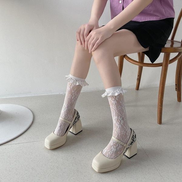 dress shoes small leather female british retro japanese thick-soled high heels thick heel mary jane 2021 summer thin section, Black
dress shoes small leather female british retro japanese thick-soled high heels thick heel mary jane 2021 summer thin section, Black