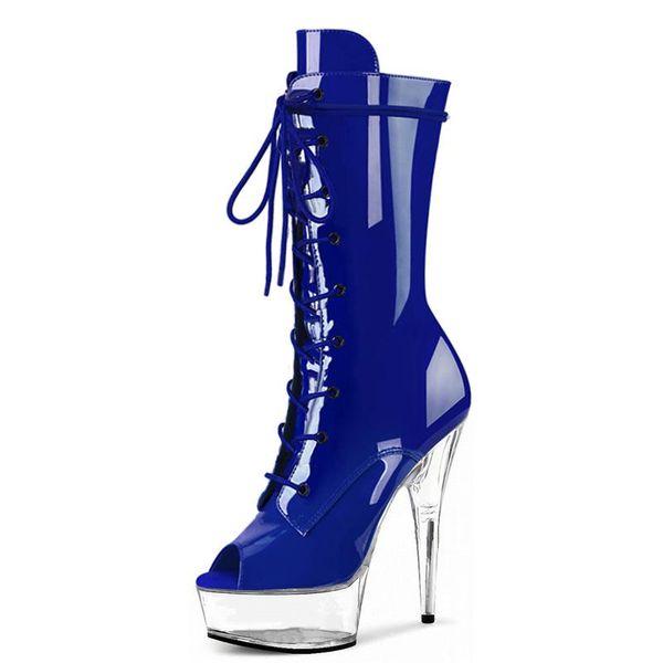 boots 6 inches super high heeled shoes thick platform peep toe lace up low tube ankle 15cm clubbing stripper elegant mature sexy, Black
boots 6 inches super high heeled shoes thick platform peep toe lace up low tube ankle 15cm clubbing stripper elegant mature sexy, Black