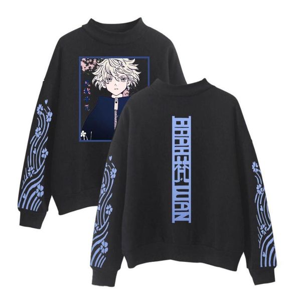 men's hoodies & sweatshirts anime tokyo revengers senju mikey draken pullover men casual streetwear sweatshirt male harajuku oversize, Black
men's hoodies & sweatshirts anime tokyo revengers senju mikey draken pullover men casual streetwear sweatshirt male harajuku oversize, Black