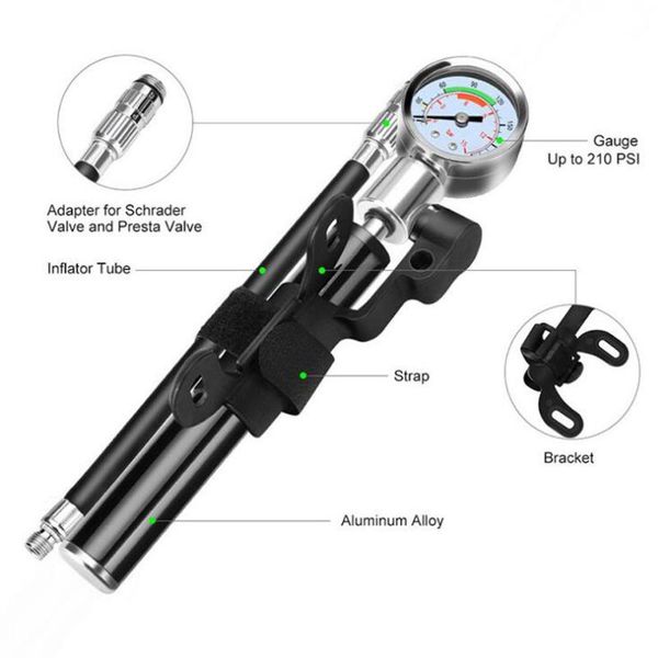 bike pumps portable high pressure bicycle pump mtb accessories repair manual inflator
bike pumps portable high pressure bicycle pump mtb accessories repair manual inflator