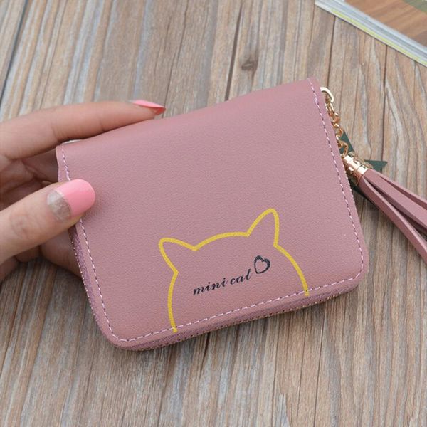 wallets women small wallet pu leather zipper cartoon cat embroidered ladies carteira purses coin clutch card holder mini bag, Red;black
wallets women small wallet pu leather zipper cartoon cat embroidered ladies carteira purses coin clutch card holder mini bag, Red;black