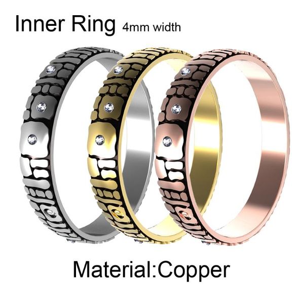 cremo 4mm stacking ring copper material interchangeable filled rings women stainless steel base accessories combination wedding, Slivery;golden
cremo 4mm stacking ring copper material interchangeable filled rings women stainless steel base accessories combination wedding, Slivery;golden