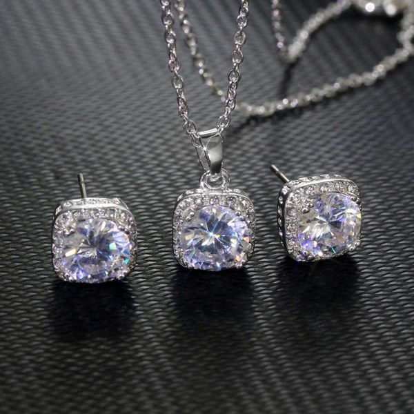 earrings & necklace women set silver plated square cubic zirconia couple jewelry give girl birthday gift
earrings & necklace women set silver plated square cubic zirconia couple jewelry give girl birthday gift