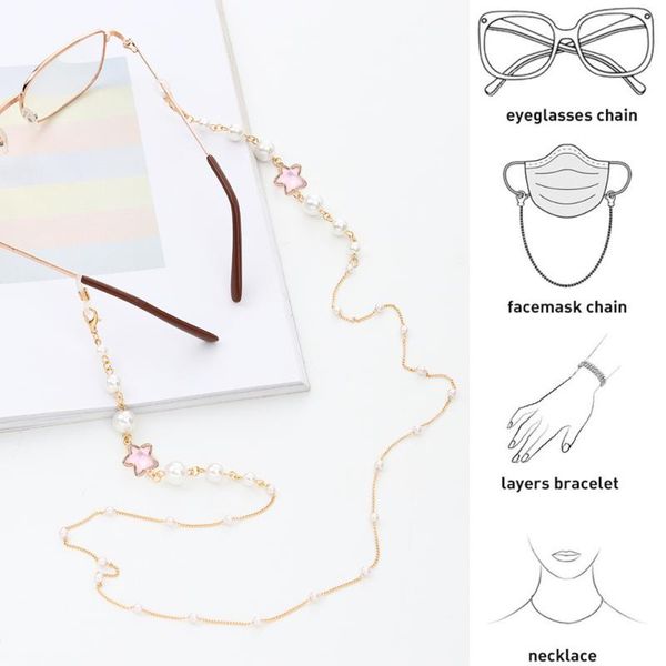 sunglasses frames office supplies adjustable anti slip pearl glasses chain ear saver holder necklace strap reading lanyards, Silver
sunglasses frames office supplies adjustable anti slip pearl glasses chain ear saver holder necklace strap reading lanyards, Silver