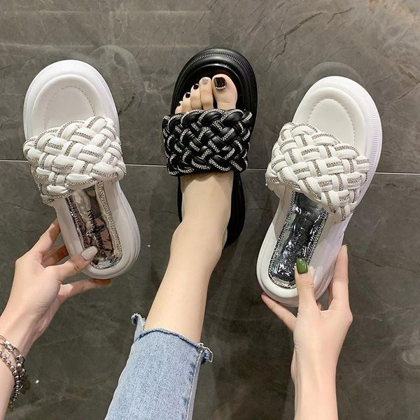 sandals 2021 platform high slippers women open toe wedges summer fashion soft slipper indoor outdoor leisure beach shoes, Black
sandals 2021 platform high slippers women open toe wedges summer fashion soft slipper indoor outdoor leisure beach shoes, Black