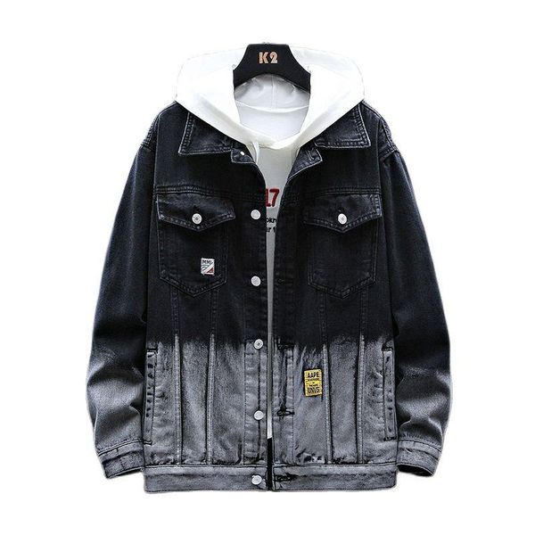 men's jackets men denim jacket streetwear hip hop men's hooded jean male casual loose outerwear spring fashion slim fit coat, Black;brown
men's jackets men denim jacket streetwear hip hop men's hooded jean male casual loose outerwear spring fashion slim fit coat, Black;brown