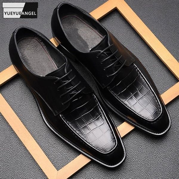 dress shoes classic cowhide genuine leather mens brand lace up pointed toe business formal derby male black wedding
dress shoes classic cowhide genuine leather mens brand lace up pointed toe business formal derby male black wedding
