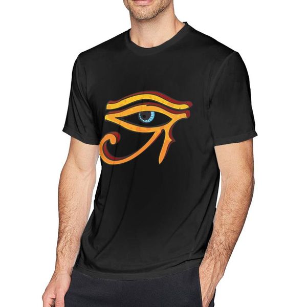 men's t-shirts eye of horus shirts for men graphic tee fashion casual slim fit top, White;black 
men's t-shirts eye of horus shirts for men graphic tee fashion casual slim fit top, White;black