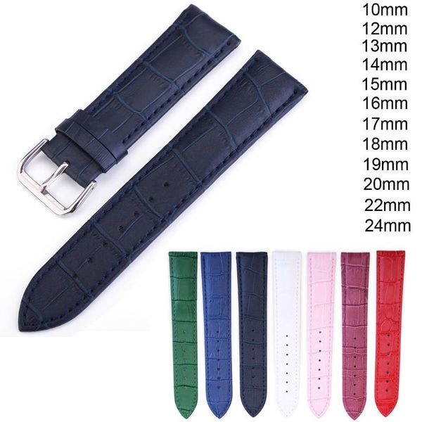 watch bands colorful genuine leather watchband men women 12 13 14 15 16 17 18 19 20 22 24mm crocodile pattern waterproof strap band, Black;brown
watch bands colorful genuine leather watchband men women 12 13 14 15 16 17 18 19 20 22 24mm crocodile pattern waterproof strap band, Black;brown