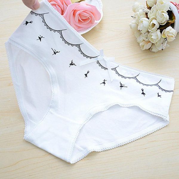 white female underwear cotton cute bow panties women low waist cartoon ballet doll girl soft girls short briefs, Camo
white female underwear cotton cute bow panties women low waist cartoon ballet doll girl soft girls short briefs, Camo