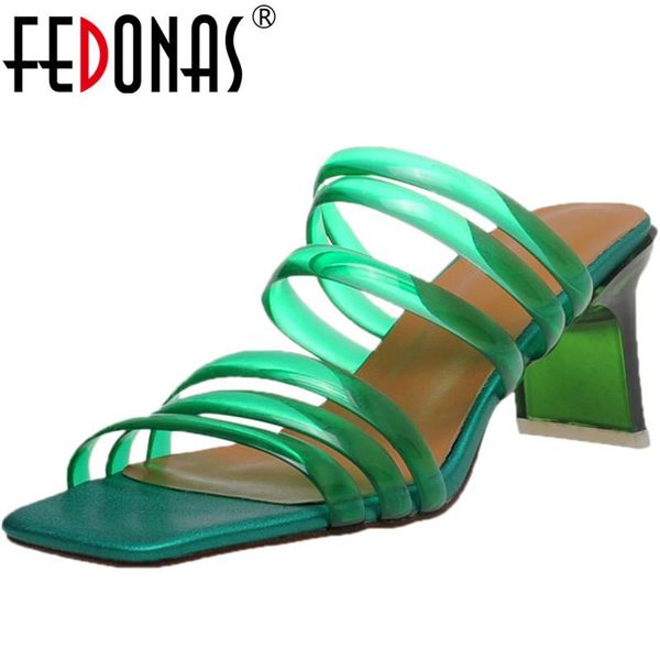 dress shoes fedonas 2021 half slippers summer fashion party night club women sandals open toe thick heeled woman, Black
dress shoes fedonas 2021 half slippers summer fashion party night club women sandals open toe thick heeled woman, Black