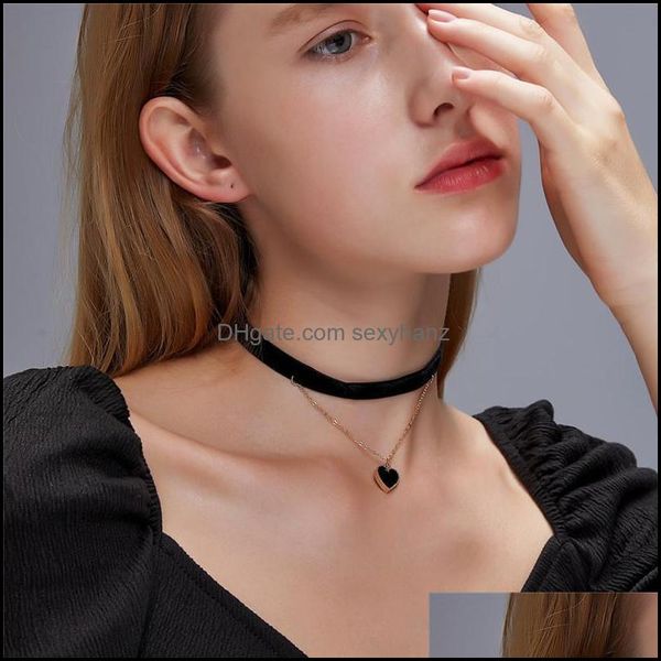 beaded necklaces & pendants jewelry women double layer heart pendant flannelette alloy dress clavicle chain chokers european valentines day, Silver
beaded necklaces & pendants jewelry women double layer heart pendant flannelette alloy dress clavicle chain chokers european valentines day, Silver