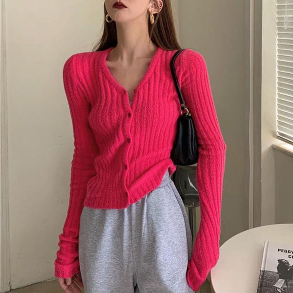 women's knits & tees v-neck t-shirt spring and autumn short slim rose red bottom coat sweater jacket cardigan long sleeve top, White
women's knits & tees v-neck t-shirt spring and autumn short slim rose red bottom coat sweater jacket cardigan long sleeve top, White