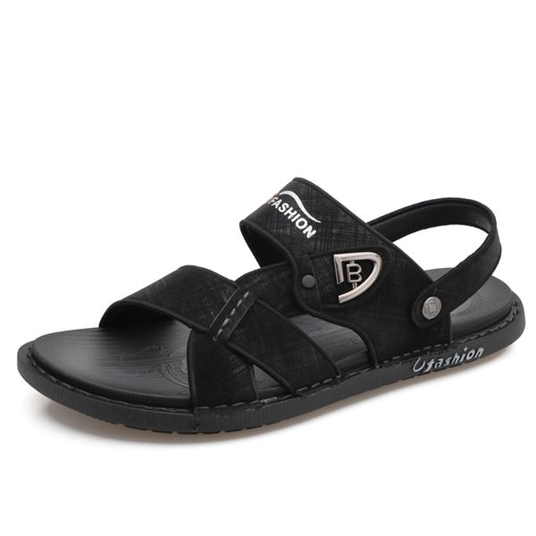 new mens casual beach sandals sapatos para hombre mens sandals genuine leather outdoor comfortable non-slip beach shoes zapatos, Black
new mens casual beach sandals sapatos para hombre mens sandals genuine leather outdoor comfortable non-slip beach shoes zapatos, Black