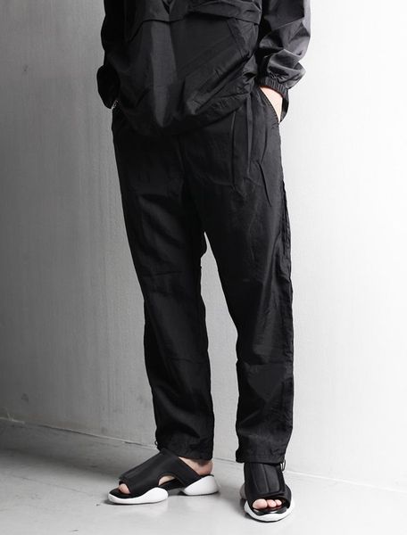 men's pants trousers trend hip hop casual chinese style straight tube basic nylon rope elastic waist cotton, Black
men's pants trousers trend hip hop casual chinese style straight tube basic nylon rope elastic waist cotton, Black
