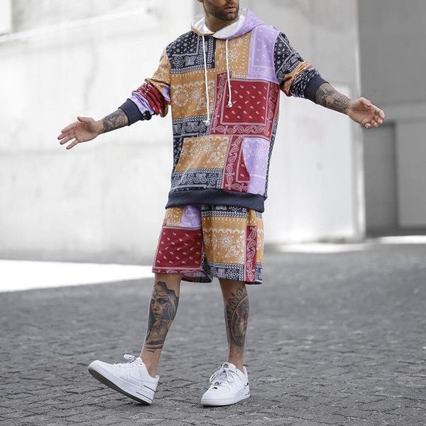 jogging clothing 2021 men's long sleeve jacket and shorts printed autumn suit hip hop two-piece set, Black;red
jogging clothing 2021 men's long sleeve jacket and shorts printed autumn suit hip hop two-piece set, Black;red