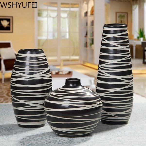 vases ceramic abstract vase black and white stripe home decor deskdecoration showroom fashion decorative countertop
vases ceramic abstract vase black and white stripe home decor deskdecoration showroom fashion decorative countertop