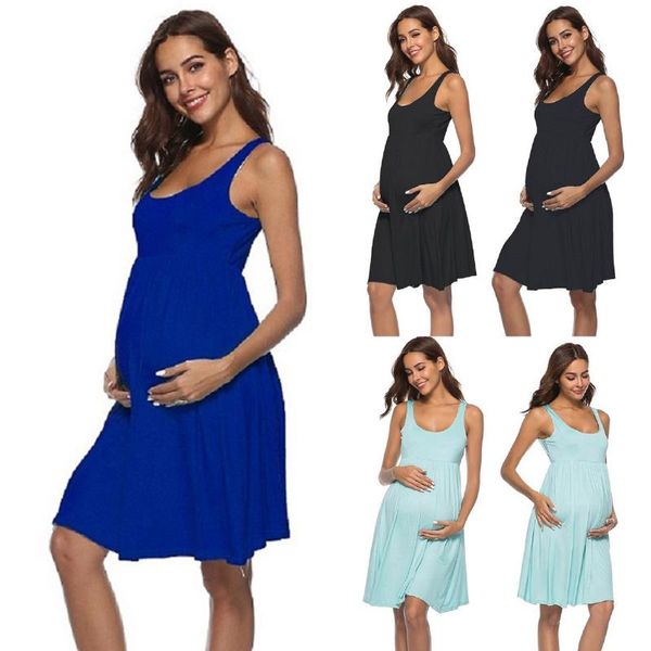 maternity dresses fashion casual pregnant women clothes high waist sleeveless solid color dress 2021, White
maternity dresses fashion casual pregnant women clothes high waist sleeveless solid color dress 2021, White