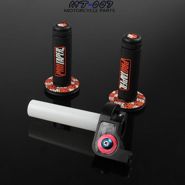 handlebars universal motorcycle pro taper handle grip with 1/4 quick turn throttle dirt pit bike motocross 7/8" handlebar hand grips
handlebars universal motorcycle pro taper handle grip with 1/4 quick turn throttle dirt pit bike motocross 7/8" handlebar hand grips