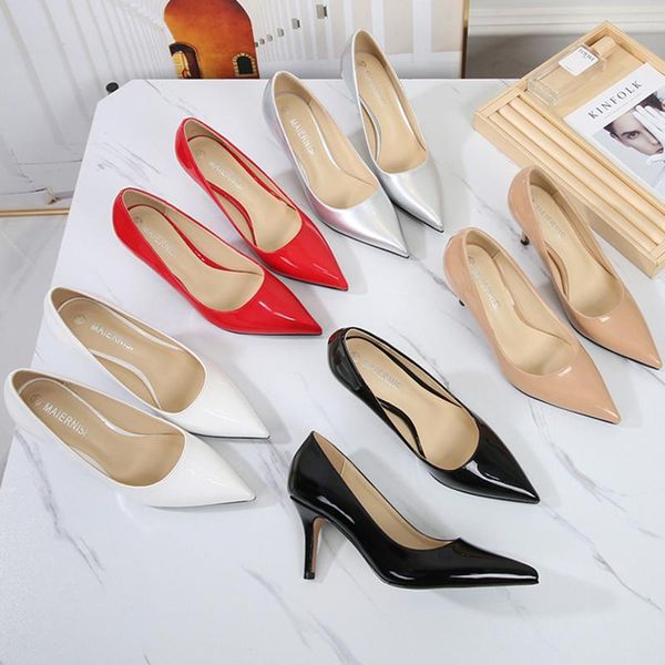 dress shoes 2022 women 7.5cm high heels nude plus size valentine pumps leather escarpins luxury glossy lady scarpins office prom, Black
dress shoes 2022 women 7.5cm high heels nude plus size valentine pumps leather escarpins luxury glossy lady scarpins office prom, Black