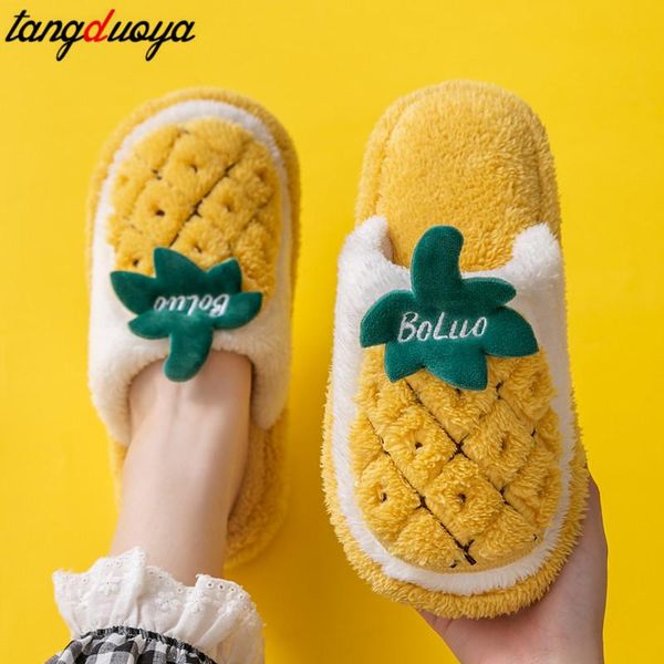 cotton pineapple slippers autumn and winter home women flat students non-slip warm indoor couple, Black
cotton pineapple slippers autumn and winter home women flat students non-slip warm indoor couple, Black