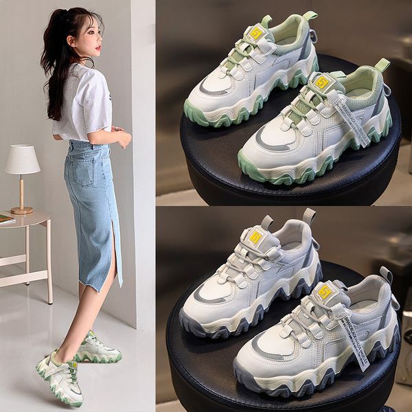 daddy shoes women's spring and summer breathable flat bottom leather korean versatile casual sneakers fashion, Black;white
daddy shoes women's spring and summer breathable flat bottom leather korean versatile casual sneakers fashion, Black;white