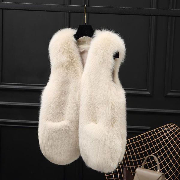 winter genuine fur vest women's full pelt gilet warm luxury natural waistcoat & faux, Black
winter genuine fur vest women's full pelt gilet warm luxury natural waistcoat & faux, Black
