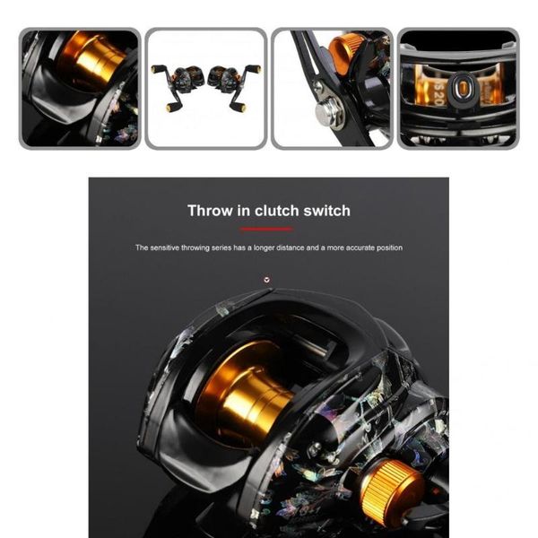 baitcasting reels comfortable to grip durable 7.2:1 high-speed fishing angling spinning reel for lover
baitcasting reels comfortable to grip durable 7.2:1 high-speed fishing angling spinning reel for lover