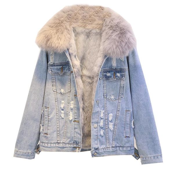women's jackets natural fur collar + removable real hair inside thiens warm denim winter coat coats, Black;brown
women's jackets natural fur collar + removable real hair inside thiens warm denim winter coat coats, Black;brown