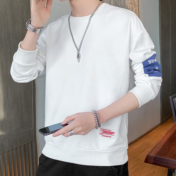 mens sweater autumn new men's round neck pullover sweater korean youth fashion handsome loose bottomed top, Black
mens sweater autumn new men's round neck pullover sweater korean youth fashion handsome loose bottomed top, Black