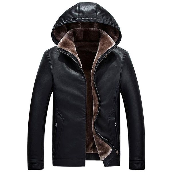 men's fur & faux m-3xl autumn and winter fashion hooded plus velvet one warm jacket, Black
men's fur & faux m-3xl autumn and winter fashion hooded plus velvet one warm jacket, Black