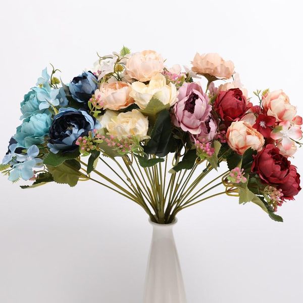 decorative flowers & wreaths 1 bunch artificial rose bouquet home decor wedding decoration shooting props silk diy indoor dining crafts tabl
decorative flowers & wreaths 1 bunch artificial rose bouquet home decor wedding decoration shooting props silk diy indoor dining crafts tabl
