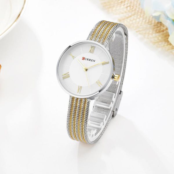 wristwatches curren fashion creative women bracelet watches dress ladies wristwatch casual quartz clock gift relogio feminino, Slivery;brown
wristwatches curren fashion creative women bracelet watches dress ladies wristwatch casual quartz clock gift relogio feminino, Slivery;brown